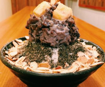 Black Sesame Bingsu - Nunsongyee