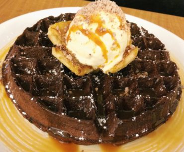 Chocolate Banana Waffle - Montana Brew Bar