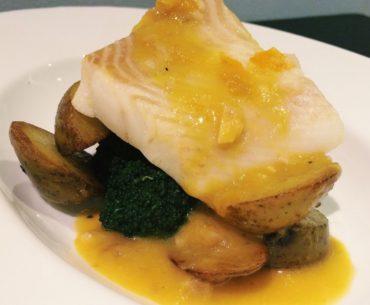 Orange Halibut - Chew The Fat