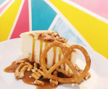 Salted Caramel Pretzel Cheesecake - Little Hiro