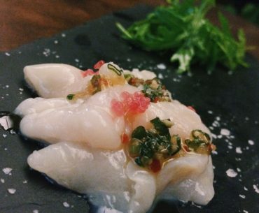 Diver-caught Yesso Scallop Ceviche - The Naked Finn
