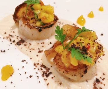 Mango Scallops - Violet Herbs