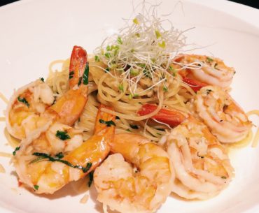 Garlic Prawn Aglio Olio - P. Bistro
