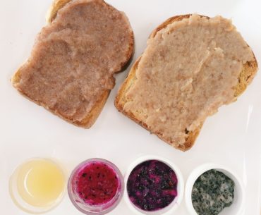 Toast with Fruit Enzyme Jam/Shots - Gobi Desserts