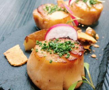 Scallop, Apples, Bacon - Pluck