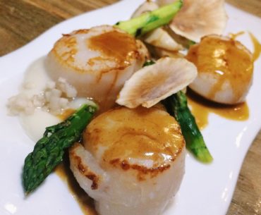 Glazed Scallops - La Ventana Singapore
