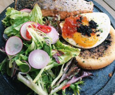 Baked Blinis - FYR Cycene Ond Drinc