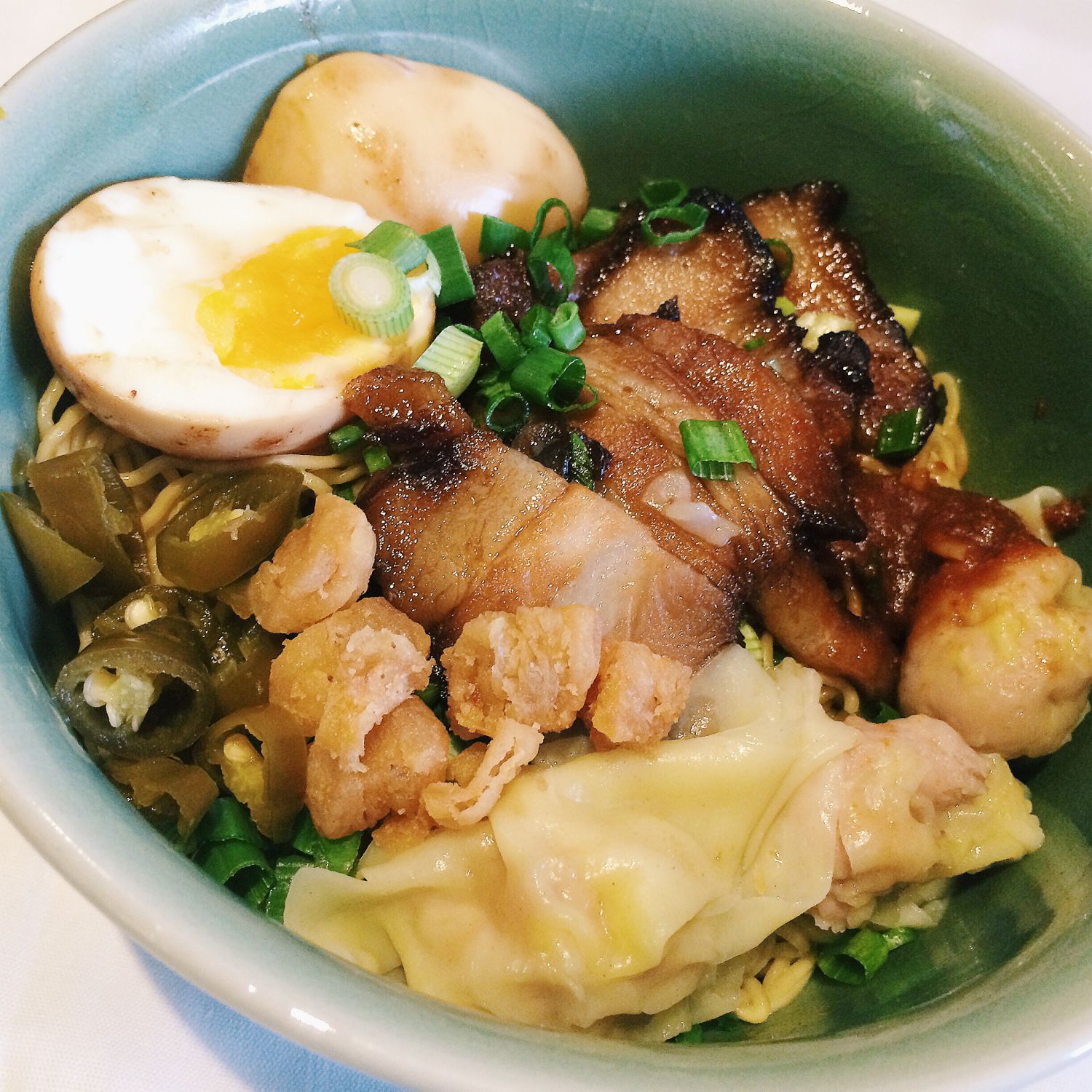 Wanton Noodles with Char Siew - Wanton Noodle Bar