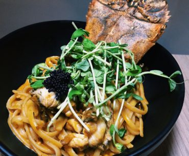 Laksa Linguine Pasta - The Fickle Mussel