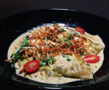 Fickle Ravioli Green Curry - The Fickle Mussel