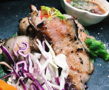 Grilled Iberico Pork Collar - Rochor Thai