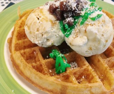 Nonya Chendol Waffle - Shrove Tuesday