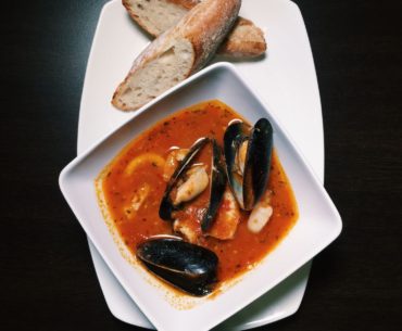 Seafood Cioppino - Two Tall Trees