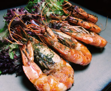 Jumbo Prawns and Smoked Pancetta - &Sons