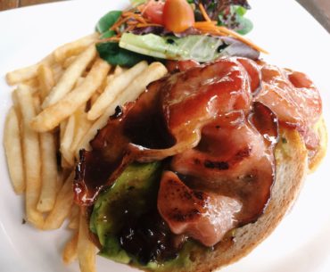 Sriracha Maple Bacon, Avocado, Sourdough Toast - Plonk on Maju