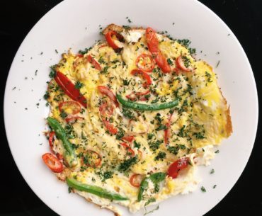 Roast Pepper and Chilli Frittatas - Birdcage Bistro