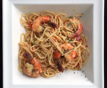 Prawn Aglio Olio - Birdcage Bistro