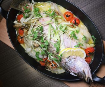 Whole Sea Bass "Au Plat" - Ash & Elm