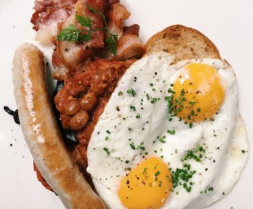 Full English Breakfast - Flutes Restaurant