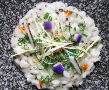 Aged Carnaroli Risotto Rice, Fermented Coconut - Bacchanalia
