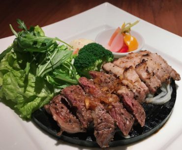 Beef Steak & Pork Belly Shio Kouji - Ootoya