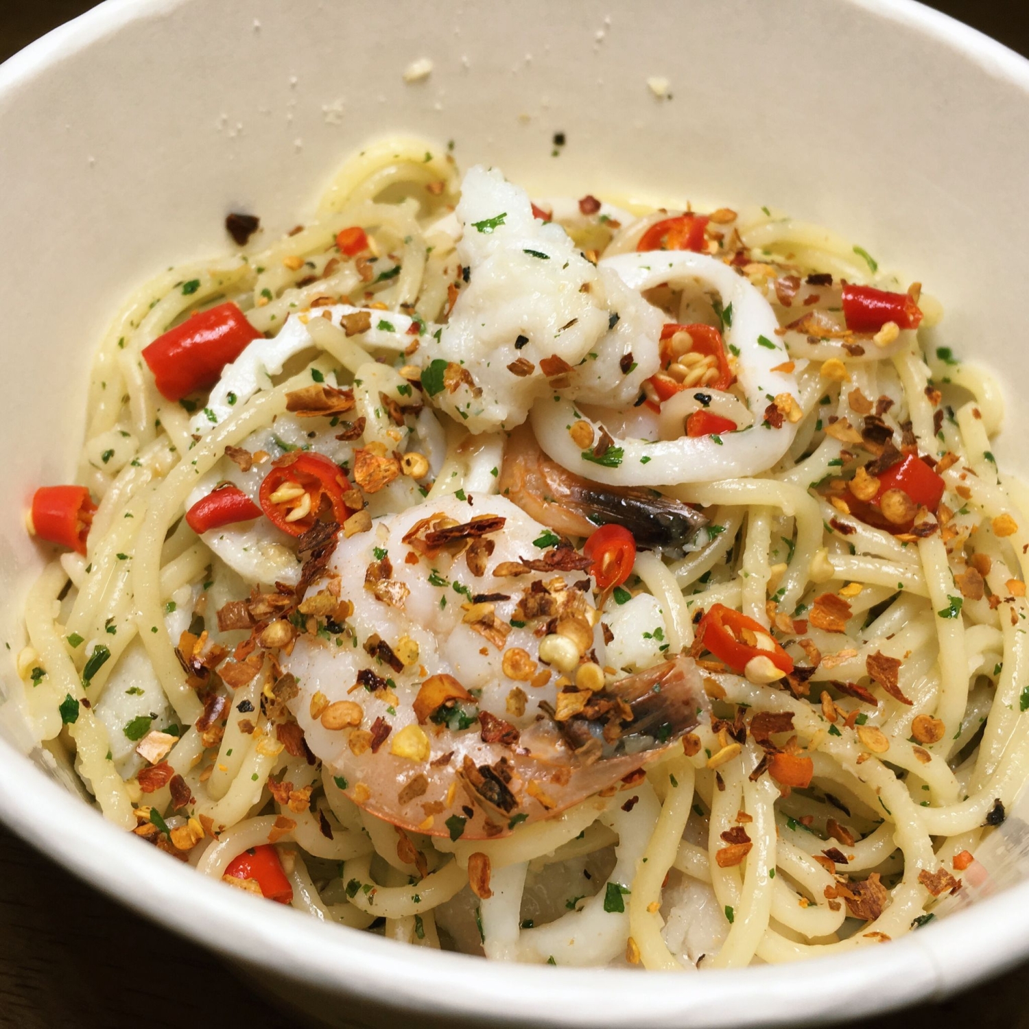 Seafood Aglio Olio - Once Upon A Thyme (Clarke Quay Central)
