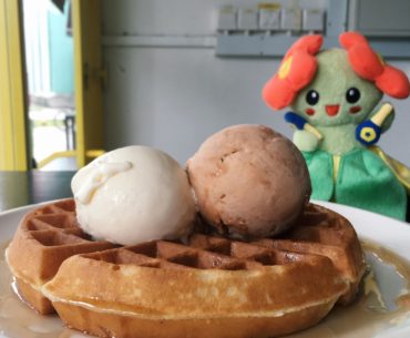 San Zar and White Rabbit on Waffle - Non Entrée Desserts