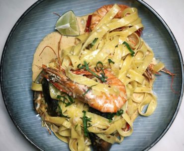Tomyum Seafood Pasta - Fuel Plus