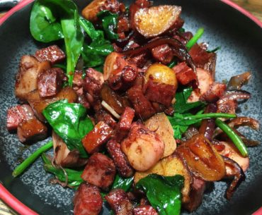 Warm Chorizo and Octopus Salad - Open Door Policy