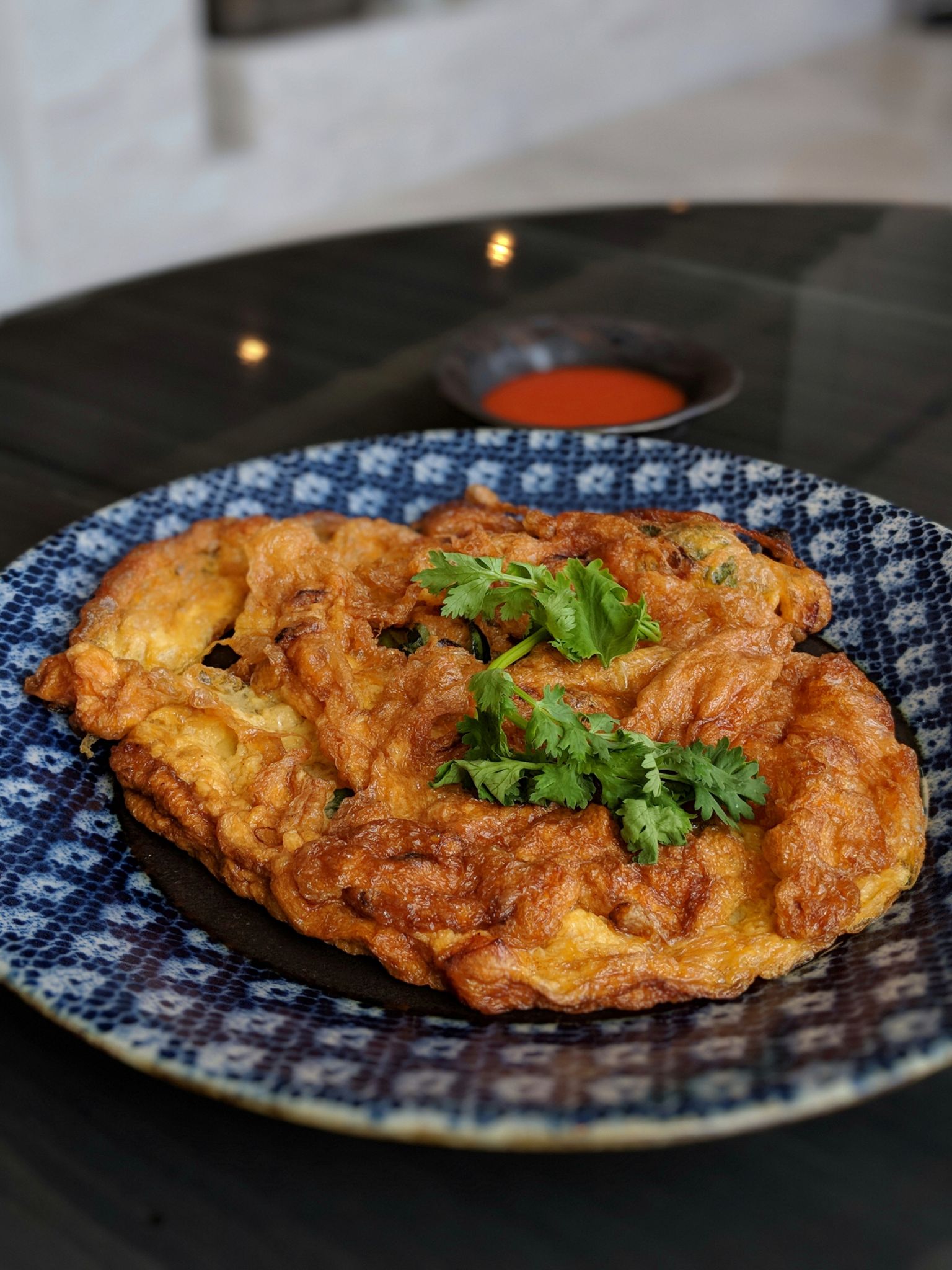 waldorf astoria bangkok the brasserie breakfast thai omelette