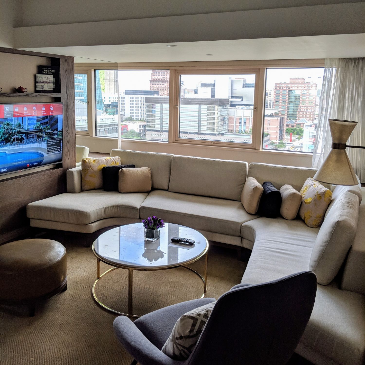 grand hyatt taipei Grand Executive View Suite Living Room