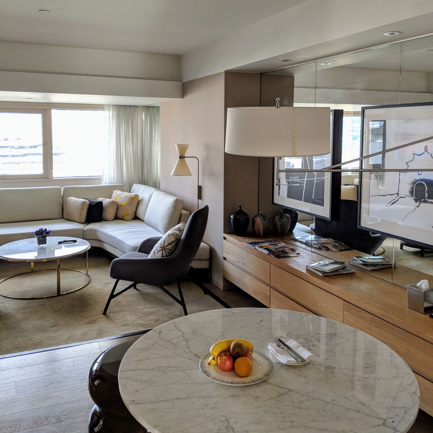 grand hyatt taipei Grand Executive View Suite living room