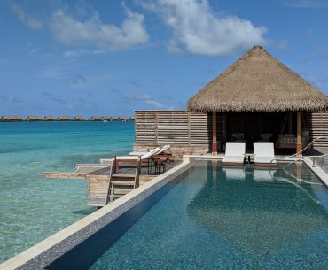 waldorf astoria maldives ithaafushi King Grand Reef Villa with Pool infinity pool