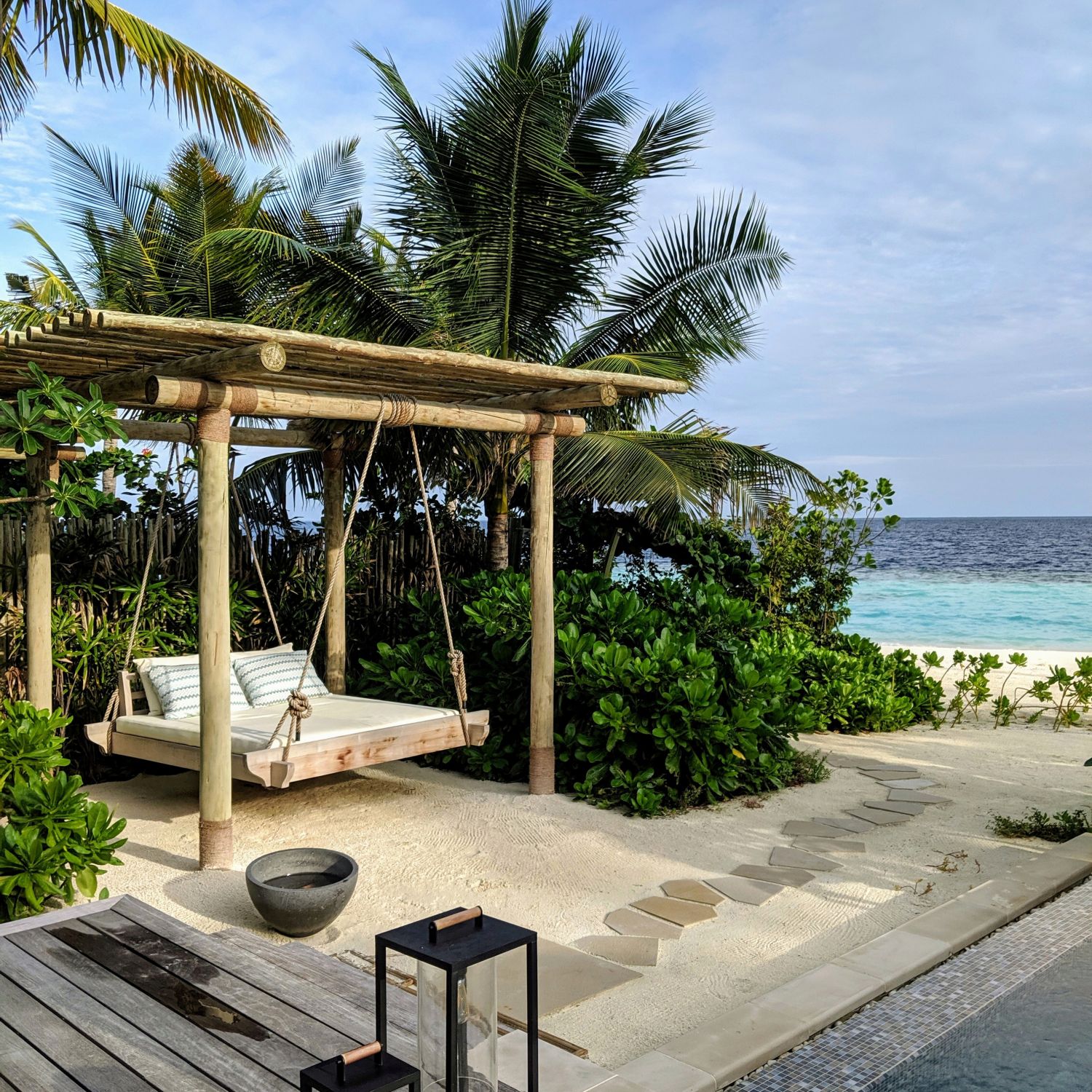 waldorf astoria maldives ithaafushi King Beach Villa with Pool terrace