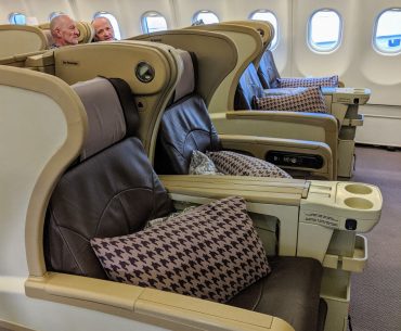 Regional Business Class on Singapore Airlines SQ998 Airbus A330-300 Row 11