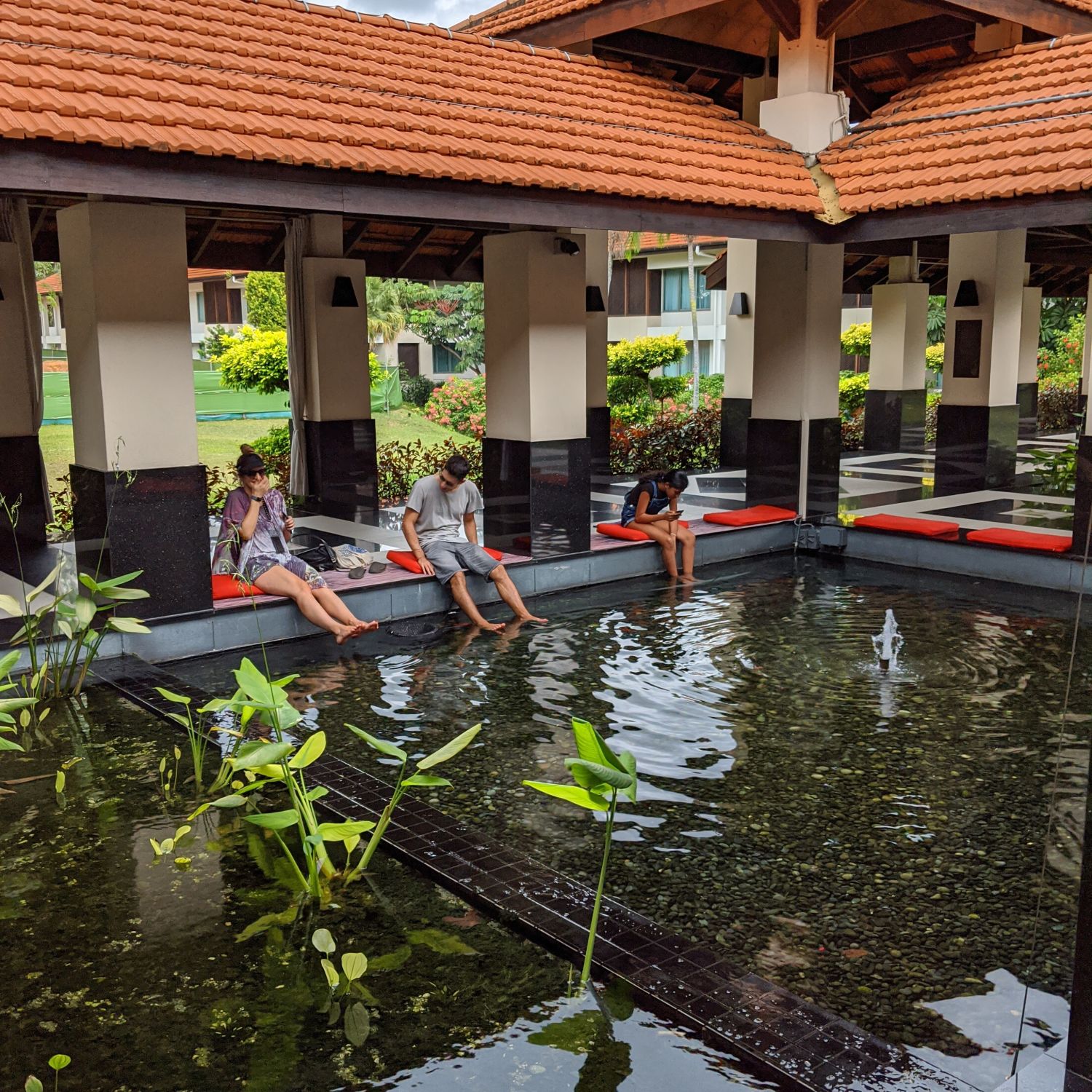 Sofitel Singapore Sentosa Resort & Spa fish pond