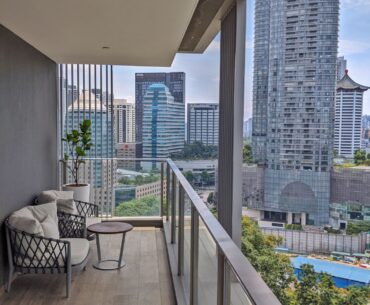 Fraser Residence Orchard Singapore One-Bedroom Executive Terrace Balcony