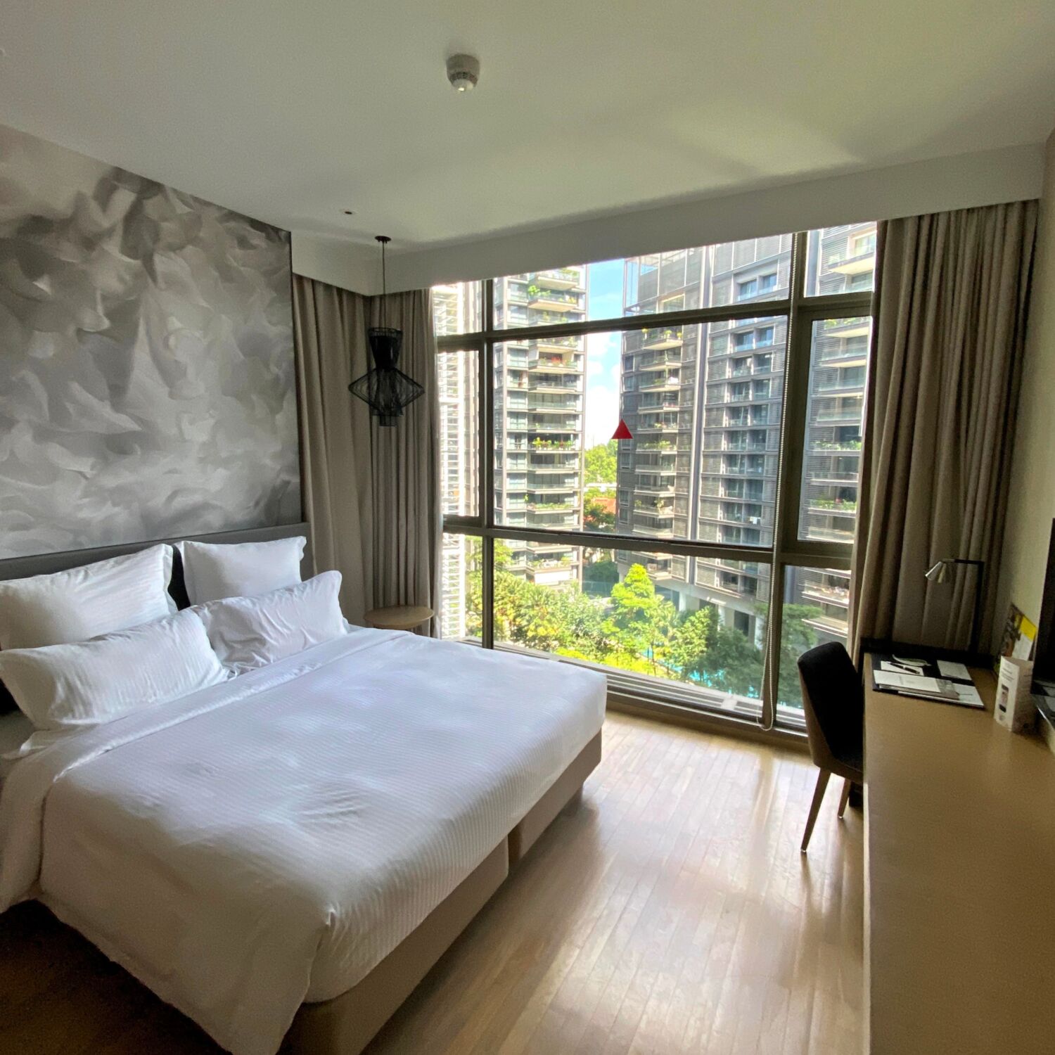 Ascott Orchard Singapore One-Bedroom Premier Suite Bedroom