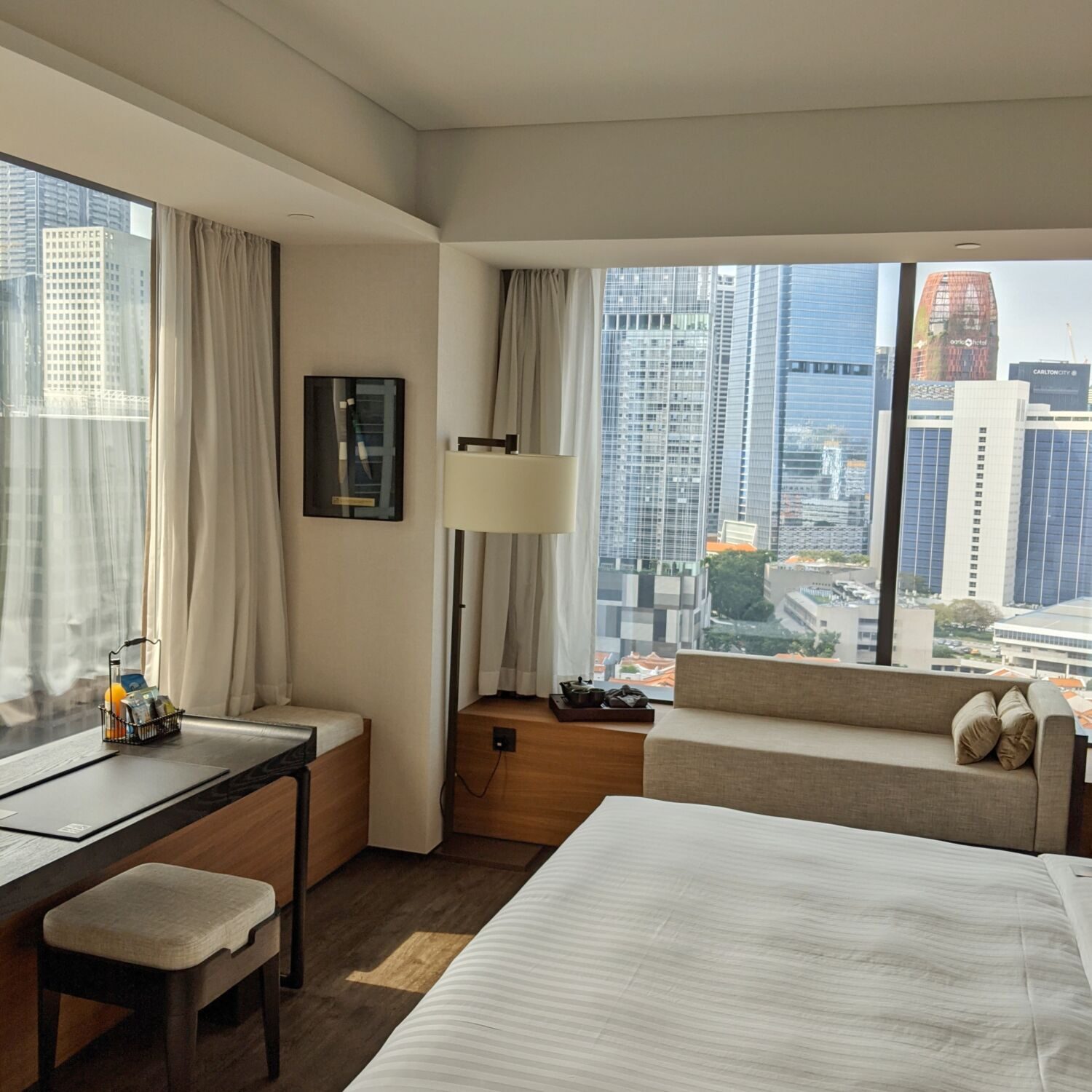 The Clan Hotel Singapore Premier Room Bedroom