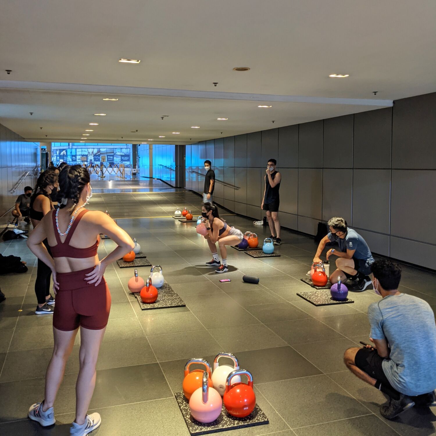 Division Athletics Singapore Alicia Kettlebell Programme Outdoor Bootcamp