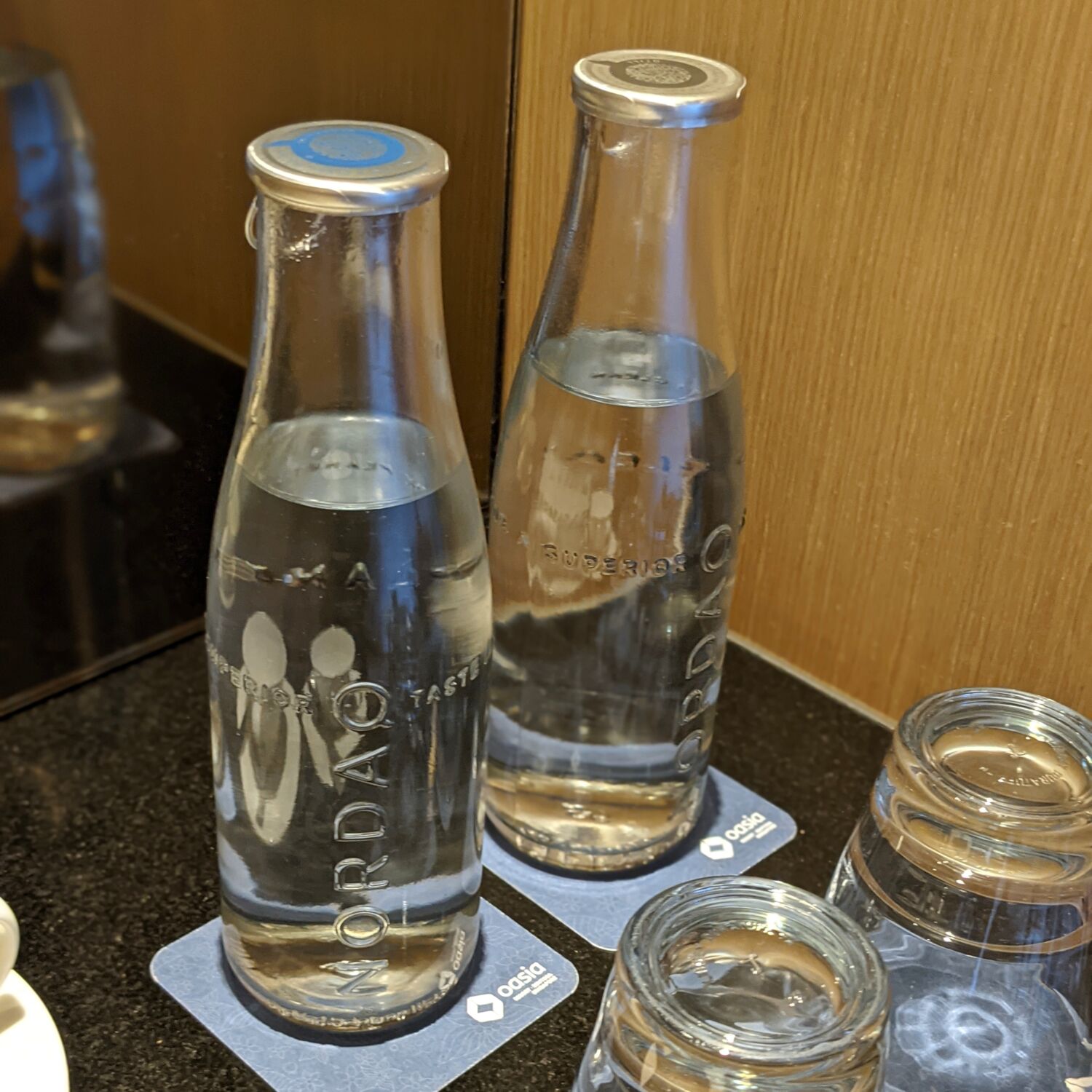 Oasia Resort Sentosa Premier Room Bottled Nordaq Water