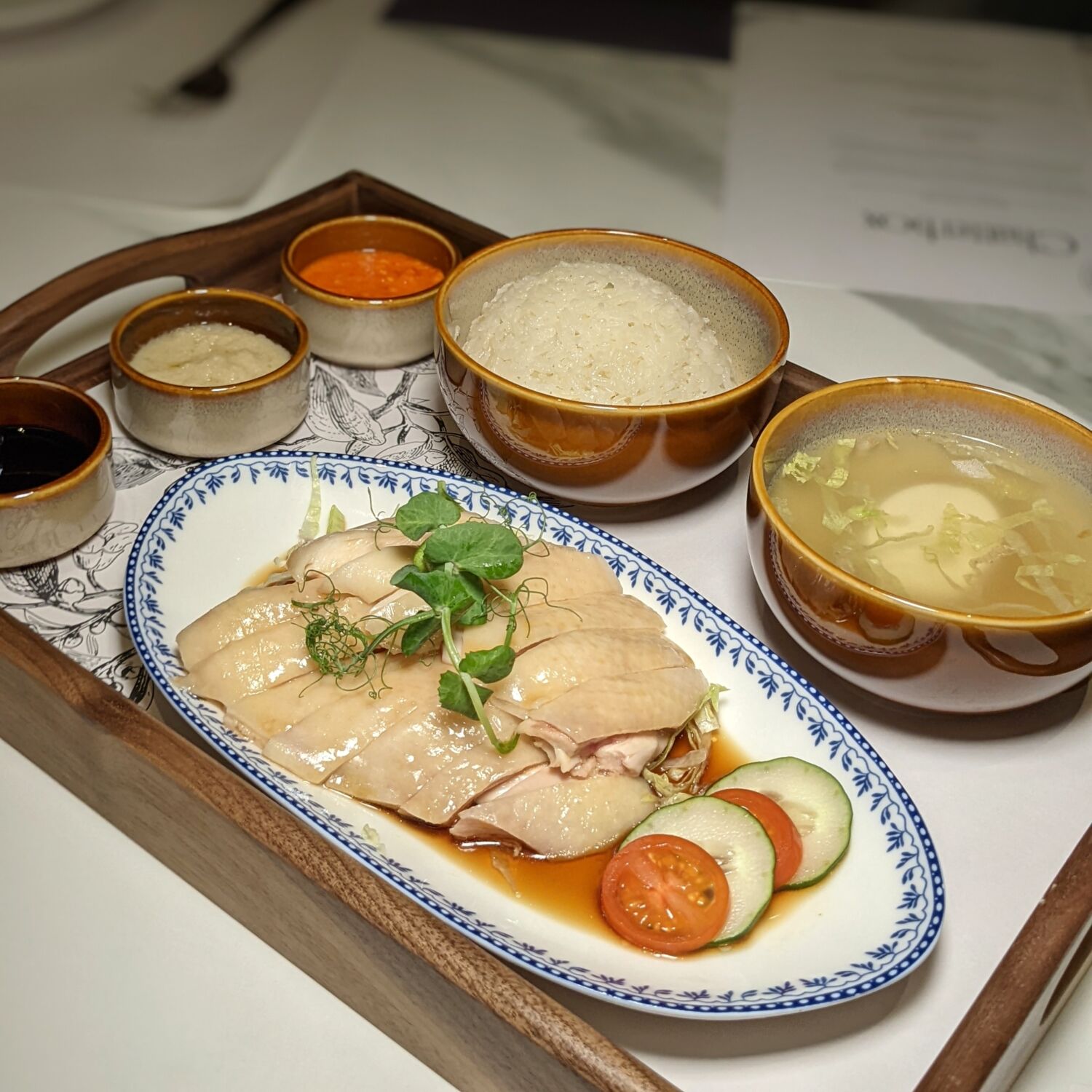 Hilton Singapore Orchard Chatterbox Mandarin Chicken Rice