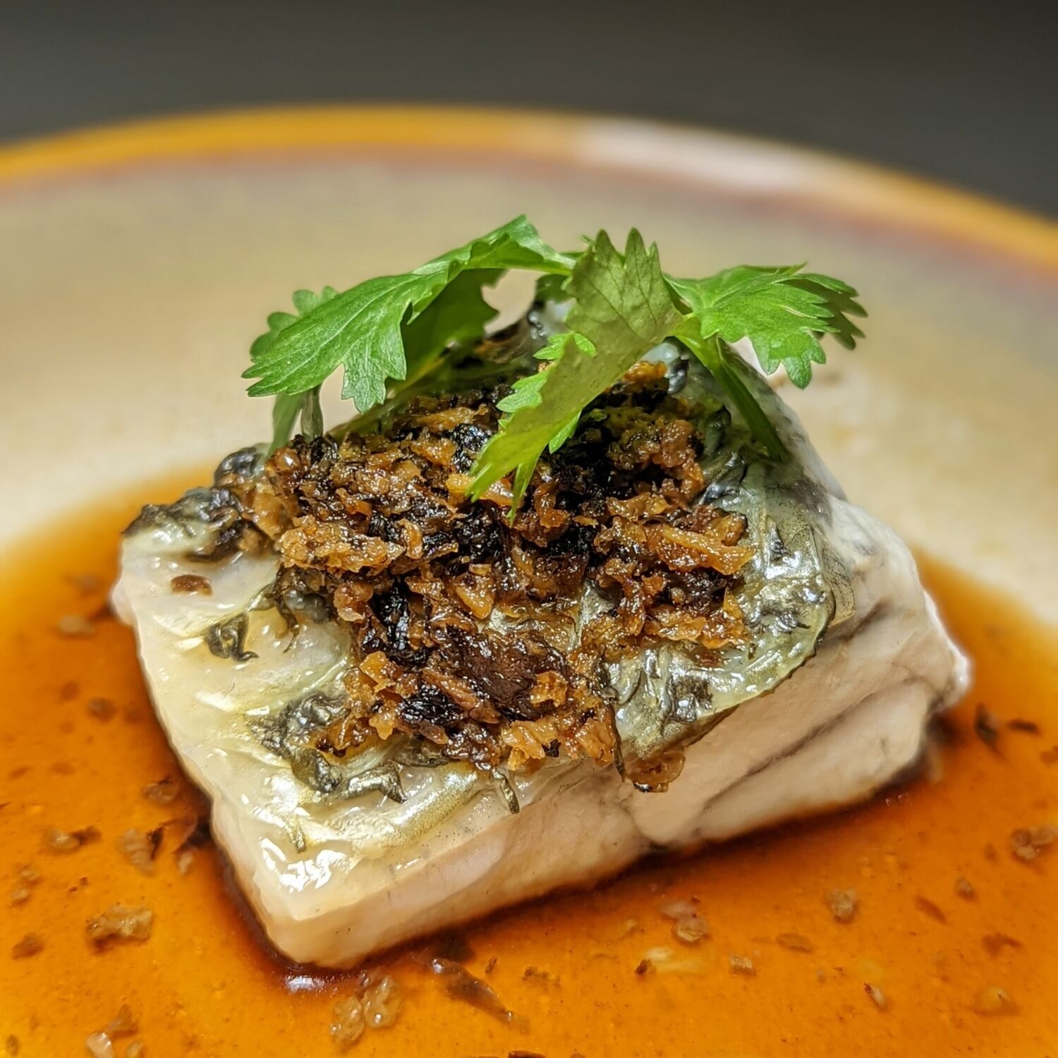 Grand Mercure Singapore Roxy Jia Wei Chinese Restaurant Steamed Barramundi Fillet with Olive and Minced Garlic