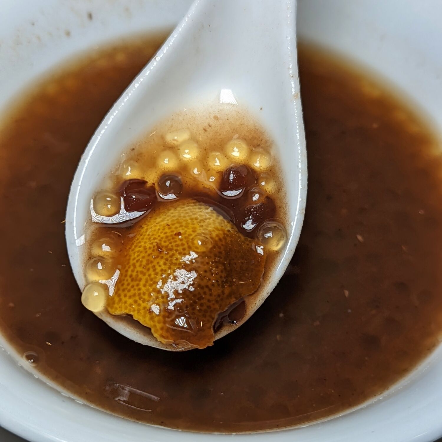 Singapore Marriott Tang Plaza Hotel Crossroads Buffet Red Bean Soup with Tangerine Peel