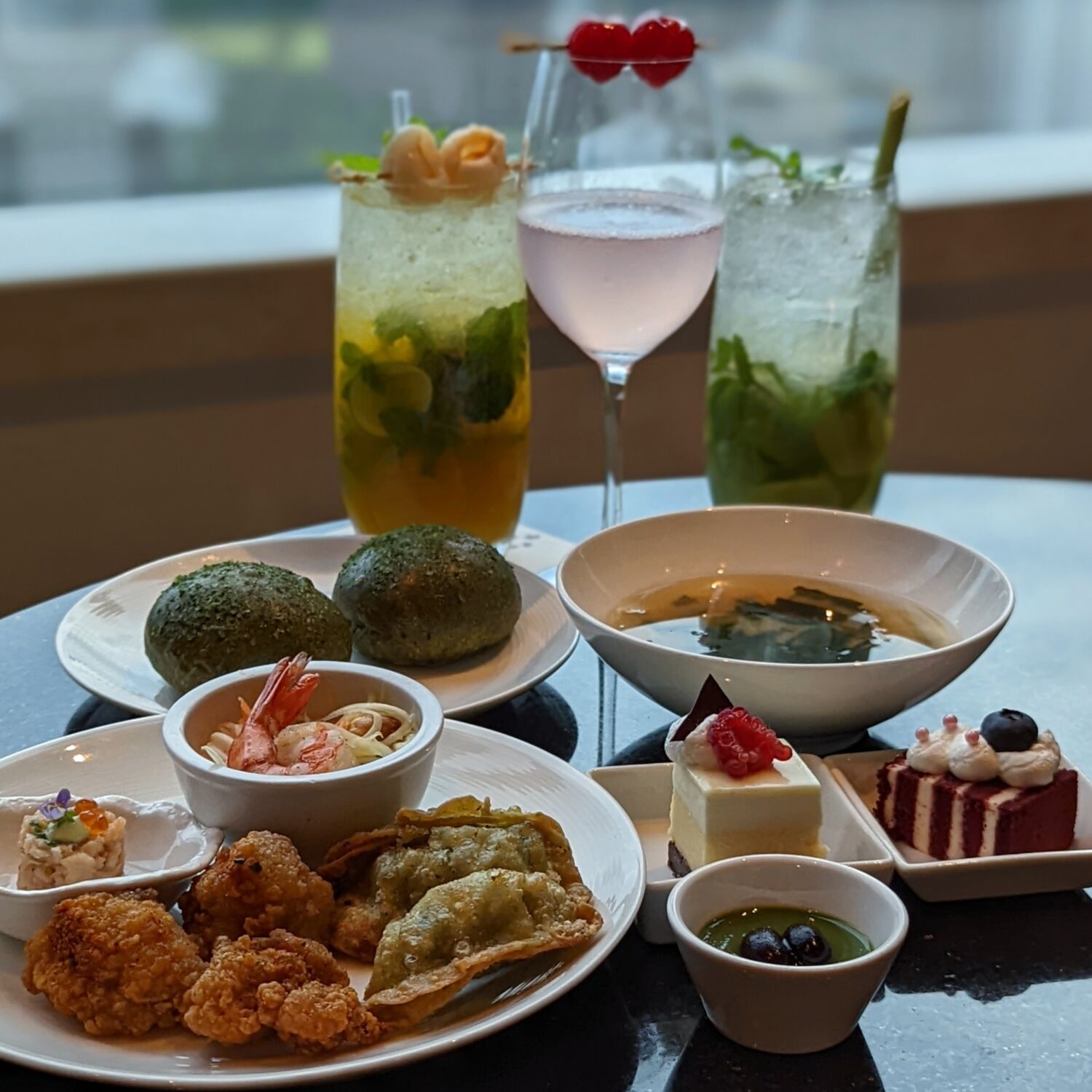 The Okura Prestige Bangkok Okura Club Lounge Evening Cocktails and Canapes