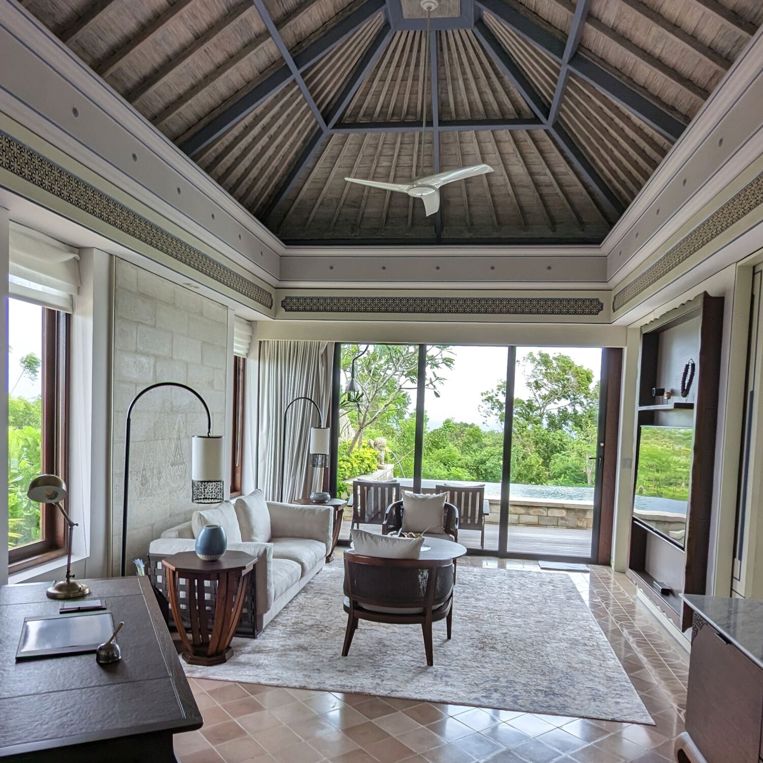 Jumeirah Bali Lobby Ocean Villa with Private Pool Living Room
