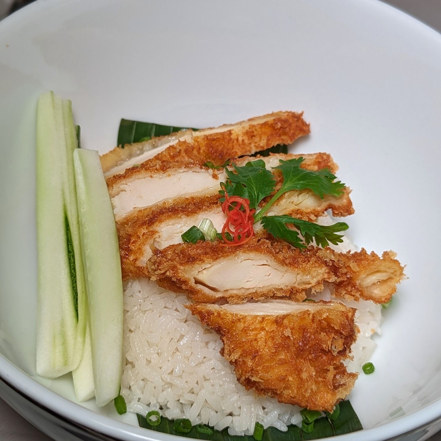 InterContinental Phuket Resort, an IHG Hotel Club InterContinental Breakfast Hainanese rice with fried chicken