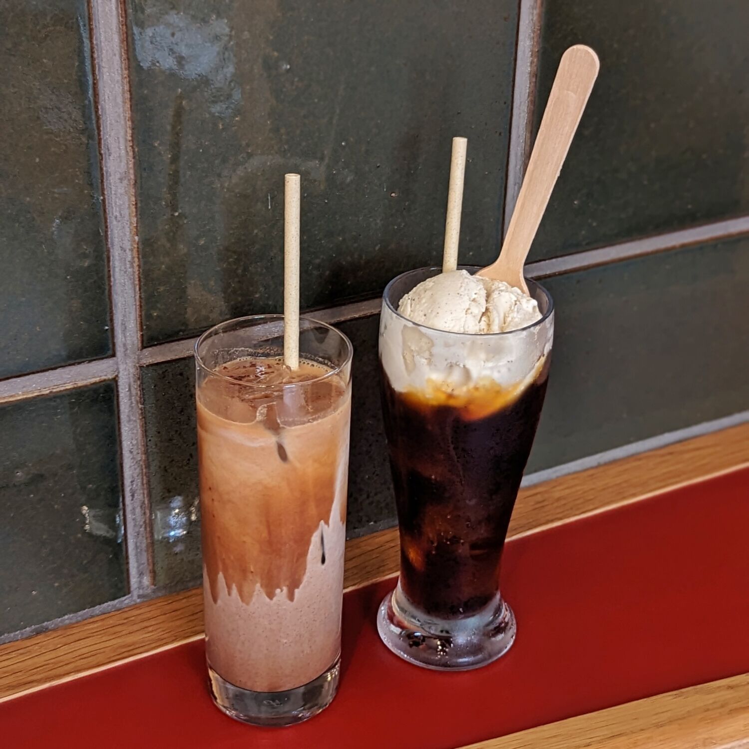 Ace Hotel Kyoto Stumptown Coffee Float and Iced Mocha
