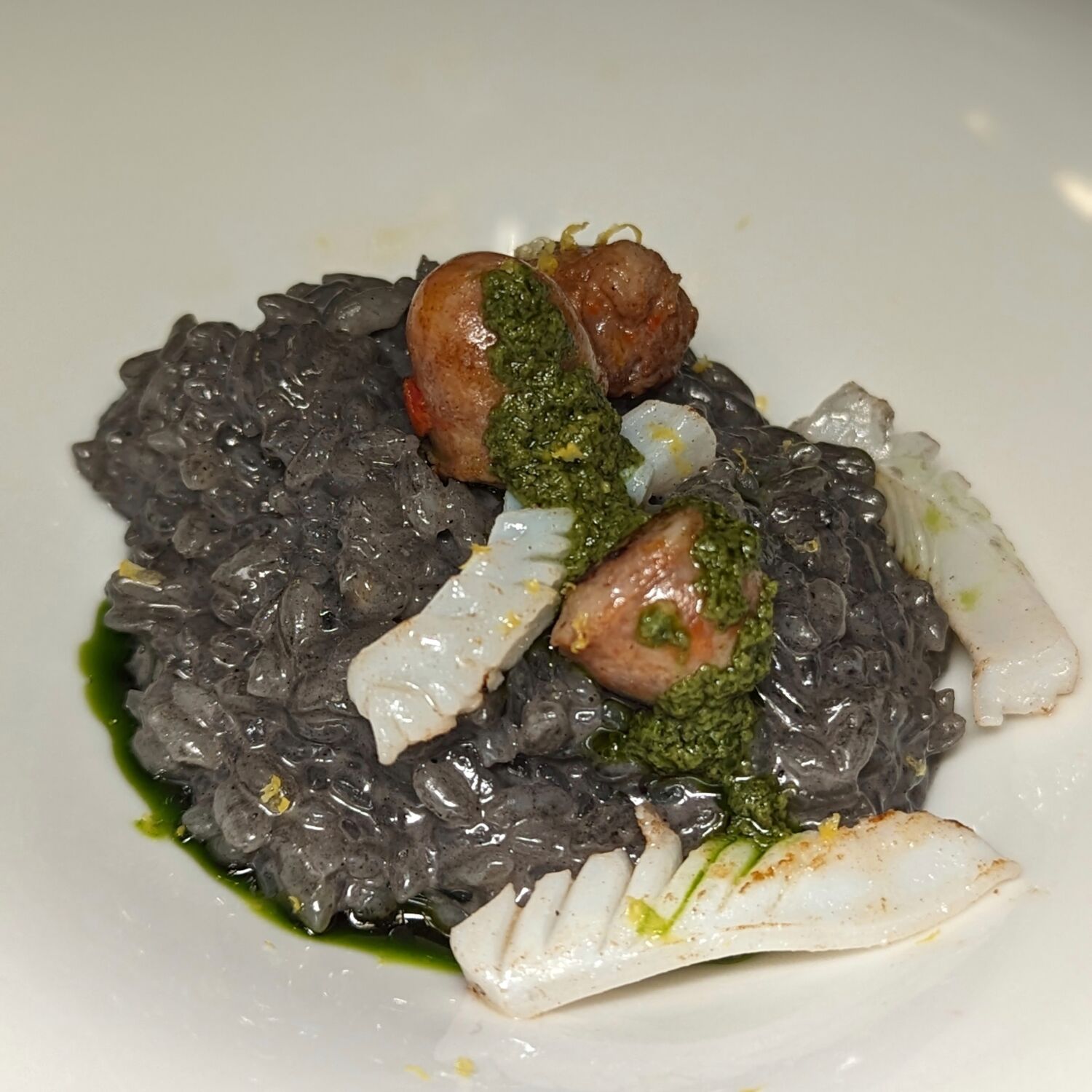 Four Seasons Hotel Kyoto Brasserie Squid Ink Risotto