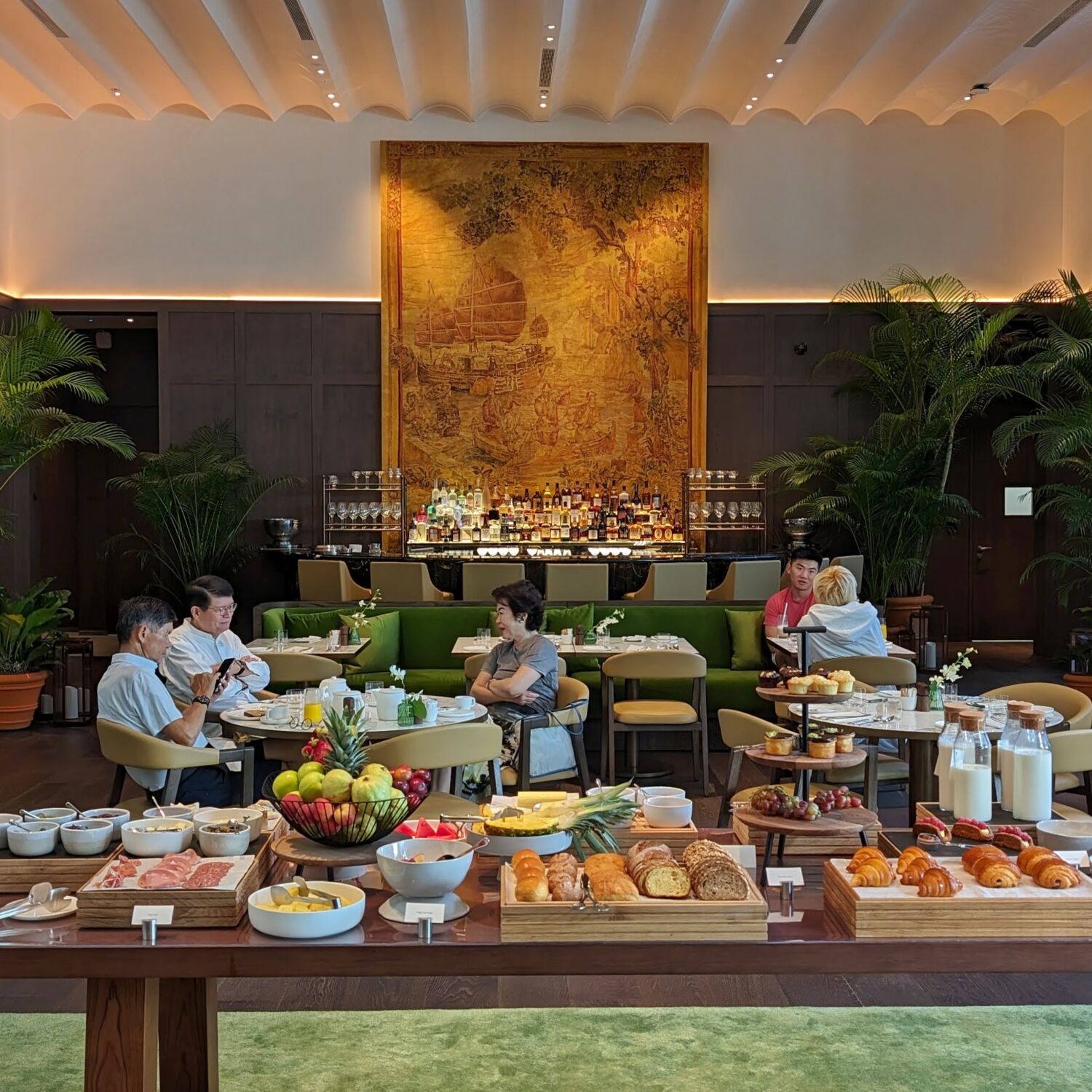 The Singapore EDITION FYSH at EDITION Breakfast Buffet Spread